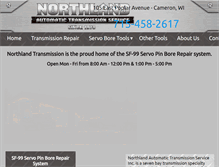 Tablet Screenshot of northlandtransmission.com